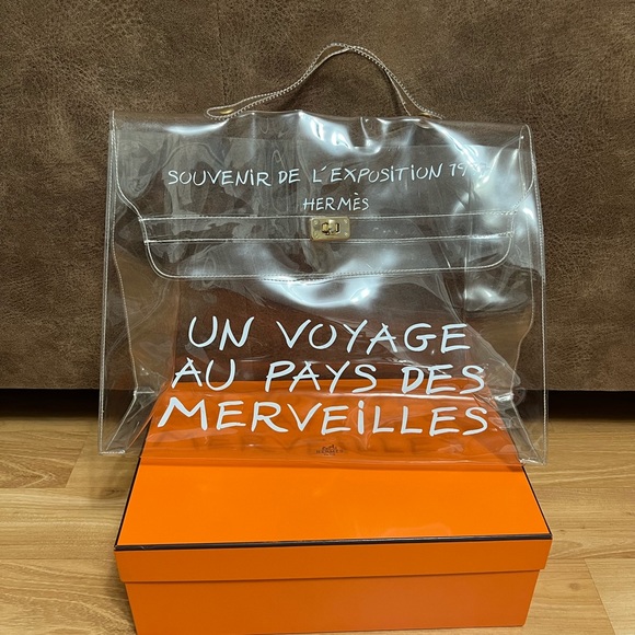 😍Hermès Clear PVC Kelly Bag VIP Limited Edition**ACCEPTING OFFERS**** - Picture 1 of 5